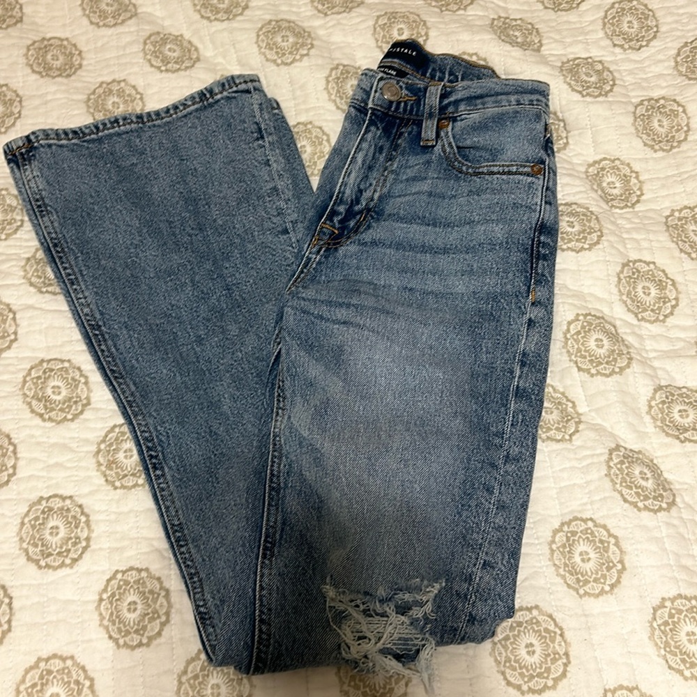 Aeropostale High Rise Flare Jeans